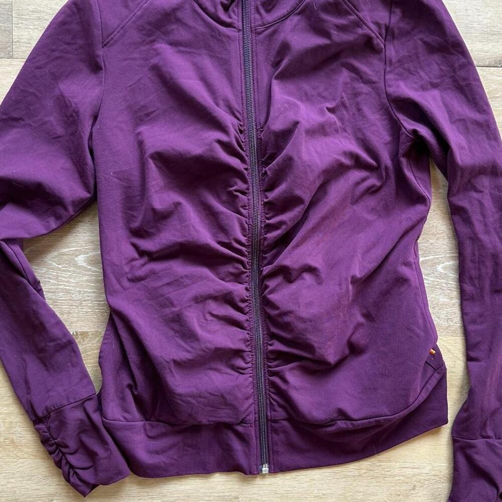 Lucy purple long sleeve full zip